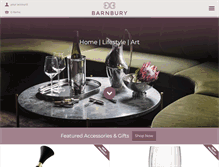 Tablet Screenshot of barnbury.com